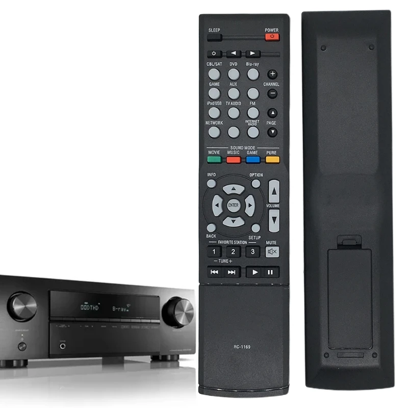 RC 1169 дистанционного Управление для denon 1181 1168 AVR 1513 1612 2113CI 77UA|Пульты ДУ| |