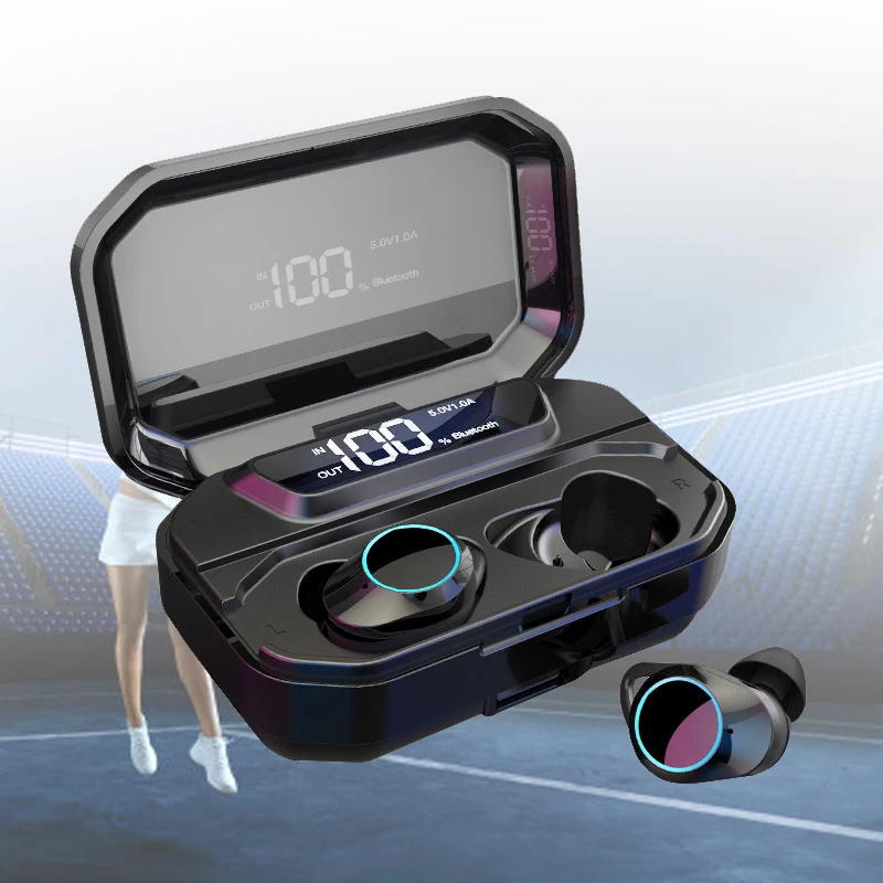 TWS 9D стерео беспроводные наушники Bluetooth 5 0 + HiFi IPX7 водонепроницаемые с