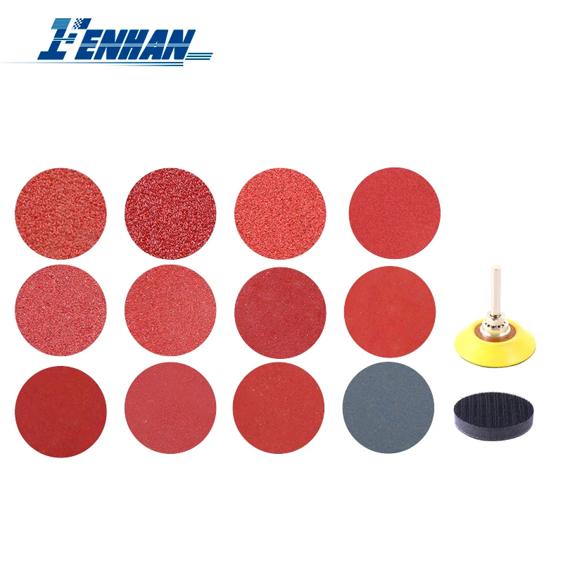 

Sanding Disc 122Pcs 2inch 51mm Round Abrasive Dry Sandpaper with 2'' Back-up Pad For Polishing Cleaner Tools Sanding Paper