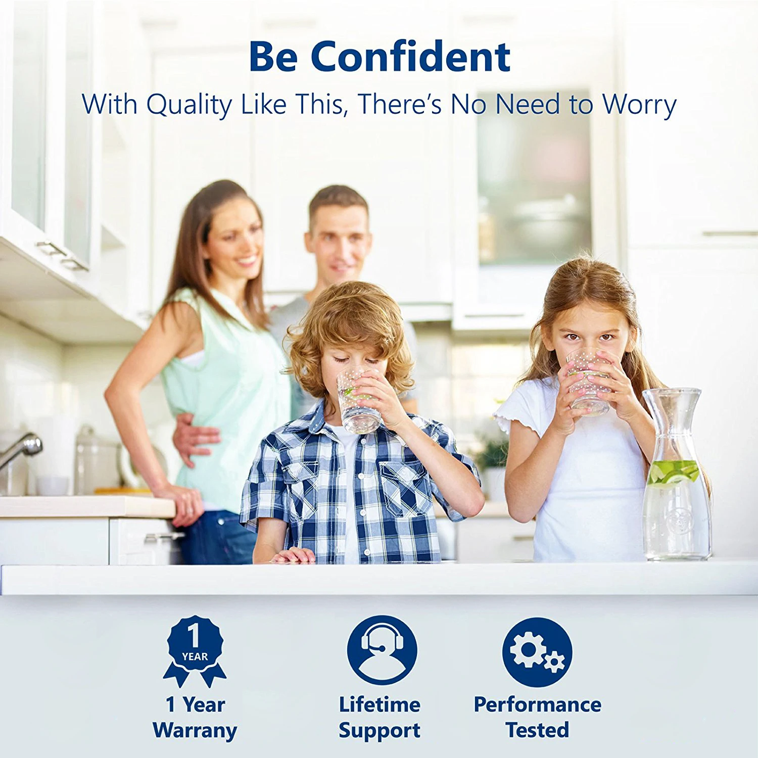 5 ступенчатая Бытовая RO система 50GPD фильтрация обратным осмосом питьевой