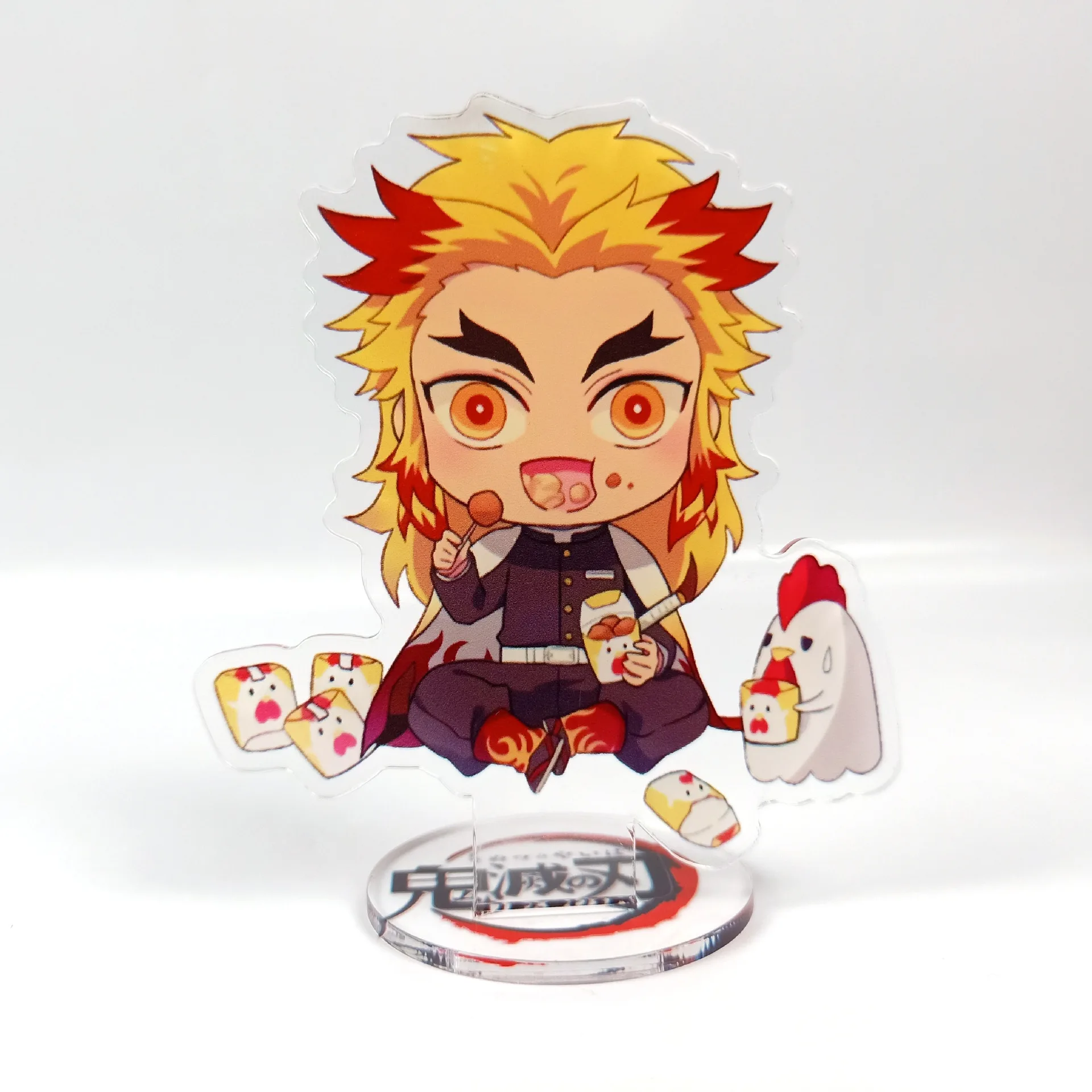 

2021 Anime Demon Slayer Kimetsu no Yaiba Keychain Acrylic Ornaments Kamado Tanjirou Blade of Ghost Kamado Accessories