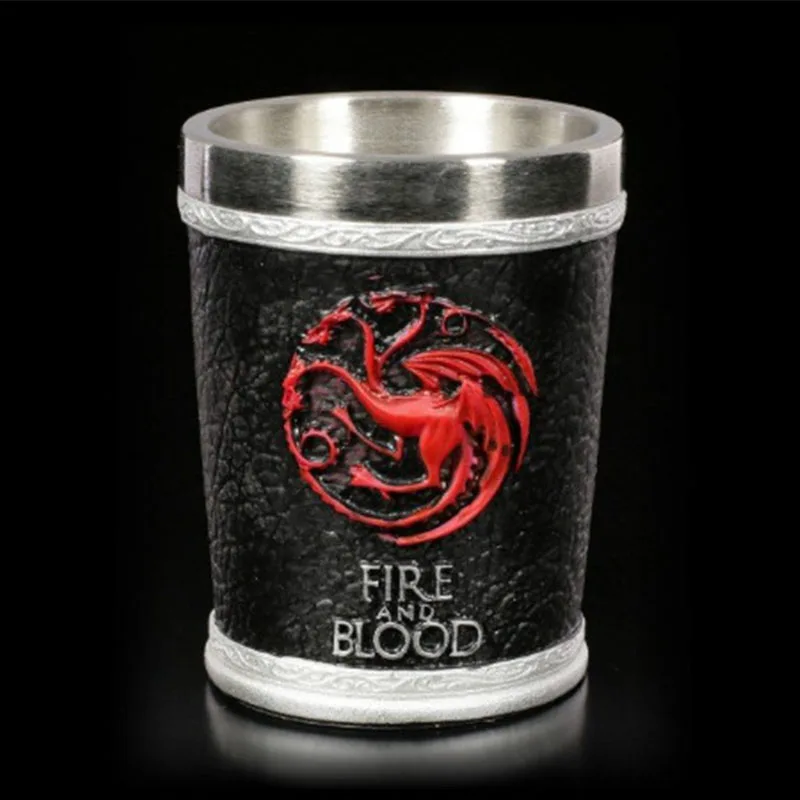 2 шт./компл. маленькие чашки и кружки 3D из смолы нержавеющей стали бокал для вина