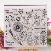 scrapbook dies arrivals clear stamps rubber stamps for card making wax silicone silicone stamp animal home decor