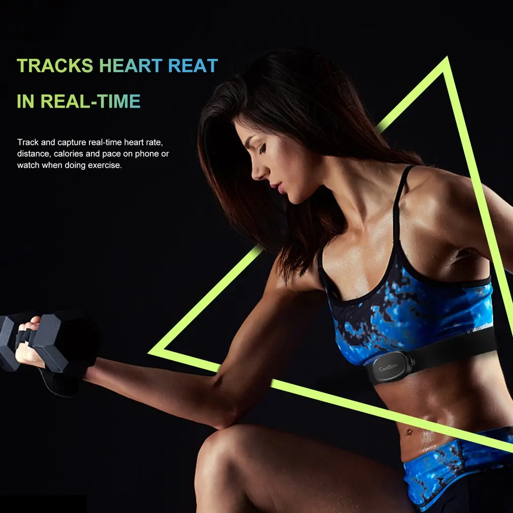 COOSPO Chest Strap Belt Real Time Heart Rate Monitor Sensor Wireless ANT Technology Smart Bluetooth Outdoor Fitness Equipment | Спорт и