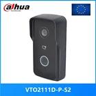 Многоязычный дверной звонок Dahua VTO2111D-P-S2 802.3af PoE IP для виллы, видеодомофон, домофон, облако P2P, дверная станция