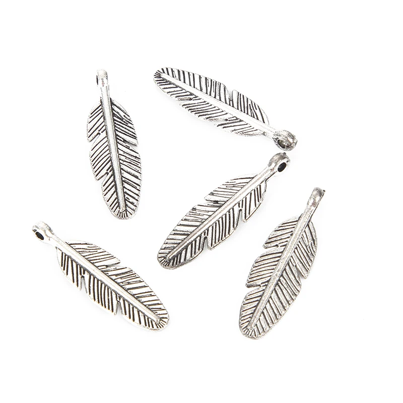 Фурнитура для ювелирных изделий листья из цинкового сплава Подвески