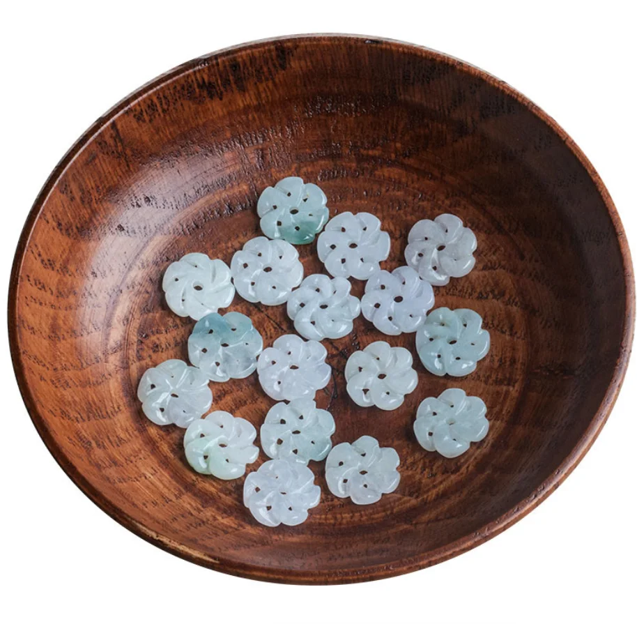 

Grade A Natural Jade Beads Bulk Batch Many Kinds Of Peaceful Clasp Ice Powder Pure Jade Beads Accessories DIY Bracelet Necklace