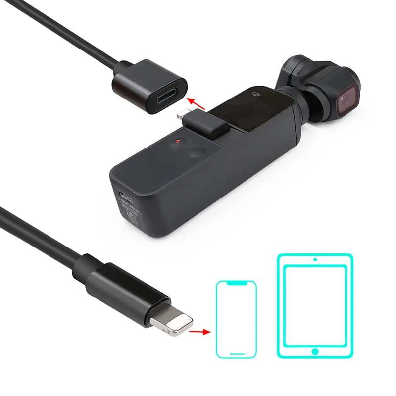 1 м OTG кабель гибкий удлинитель адаптер для передачи данных iOS Micro USB Type C