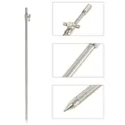 Сигнализатор поклевки рыбы из нержавеющей стали, телескопическая рыболовная палка для рыболовной сигнализации, 35-70 см, подставка для удочки для карпа