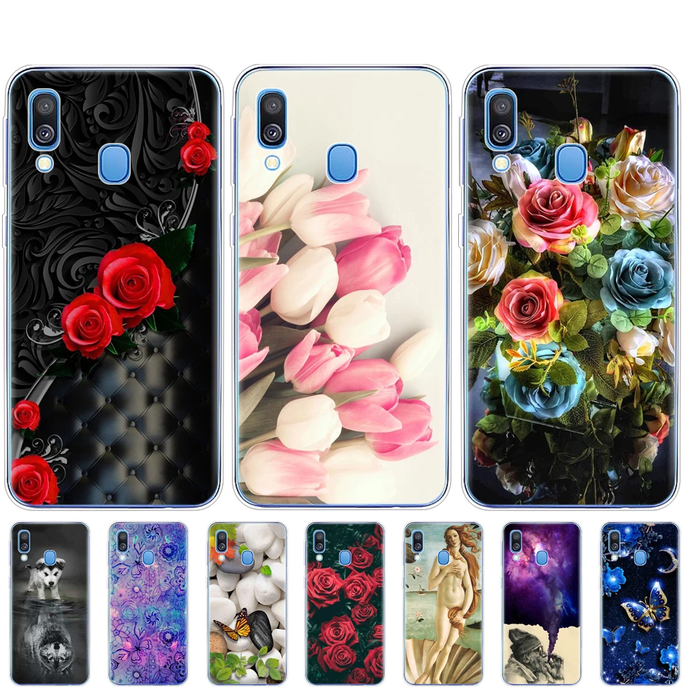 Для Samsung A40 чехол мягкий tpu силиконовый для Galaxy GalaxyA40 A 40 A405 SM A405F бампер|Бамперы| |