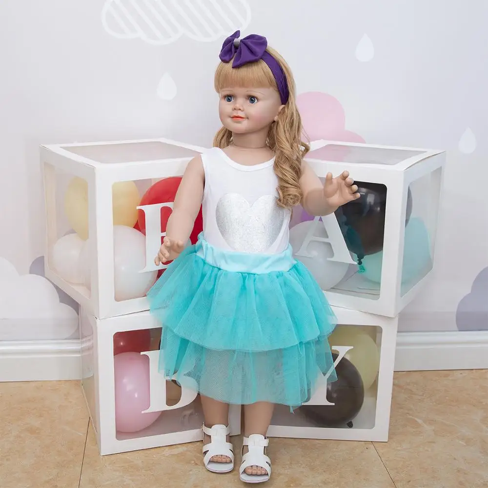 

Новое поступление KEIUMI Золотая волна волос стенд Детские куклы 78 см Улыбающееся огромный платье для маленьких девочек, для малышей От 3 до 4 лет дети подарок высокое качество игрушки