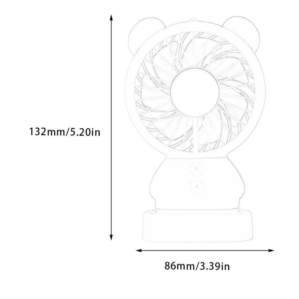 

Creative Personality Outdoor Portable Large Wind Mini Usb Charging Fan Student Fan Summer Portable Small Fan