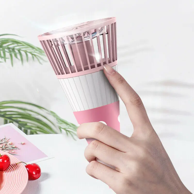 Вентилятор для мороженого портативный USB Перезаряжаемый ленивый вентилятор