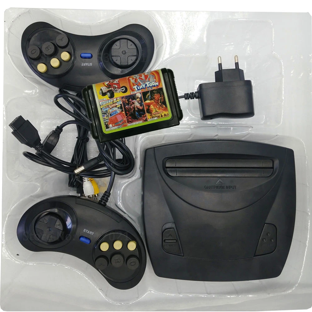 Мини игровая приставка Sega Genesis 3 с контроллером Md3 два проводных джойстика в стиле