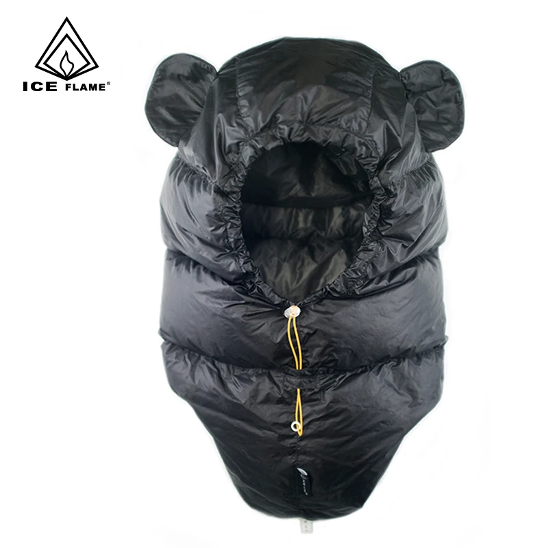 Зимняя уличная шапка из гусиного пуха с ледяным пламенем IF804 Лыжная Балаклава