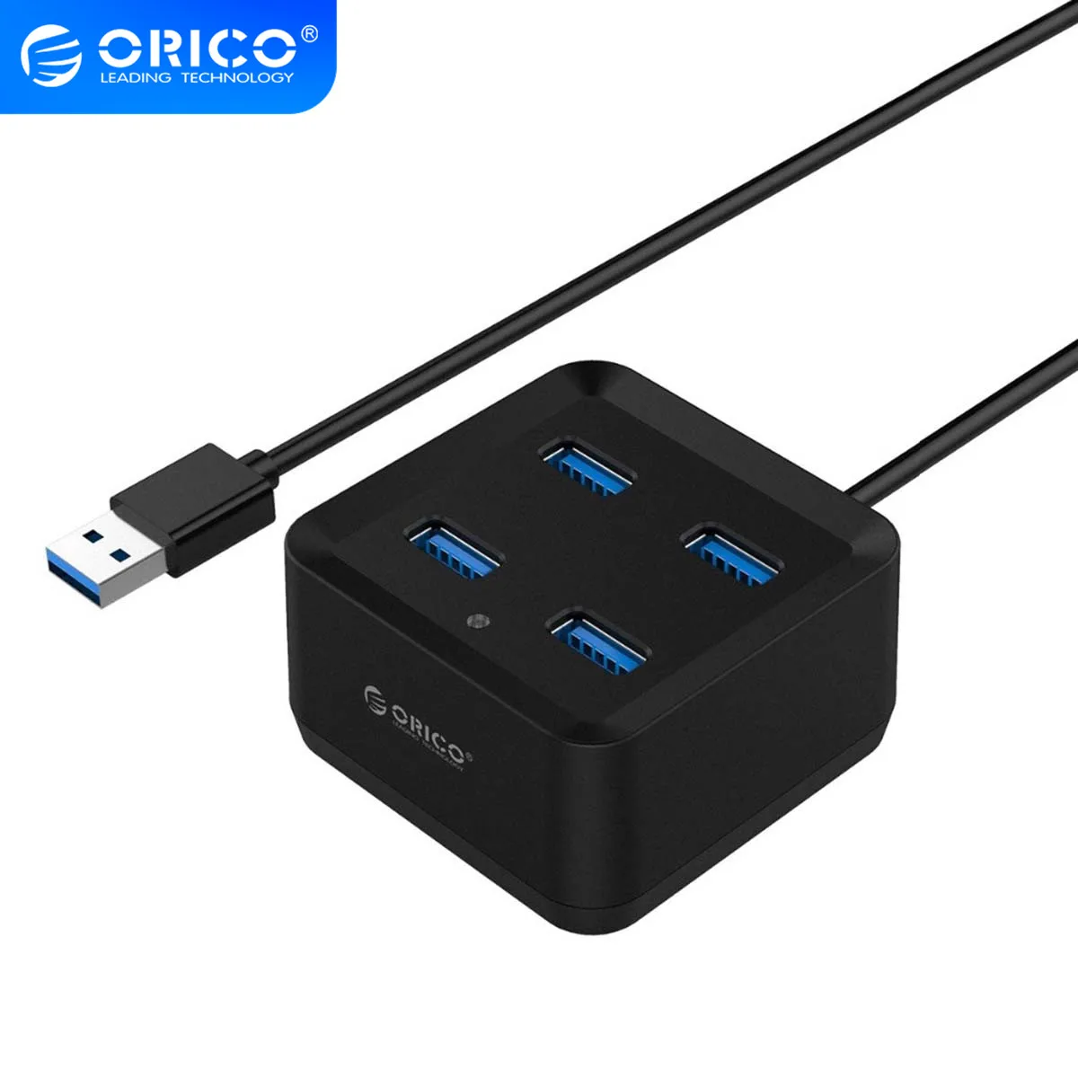 4 Портовый Концентратор ORICO с 3 футами кабеля USB/специально для настольного