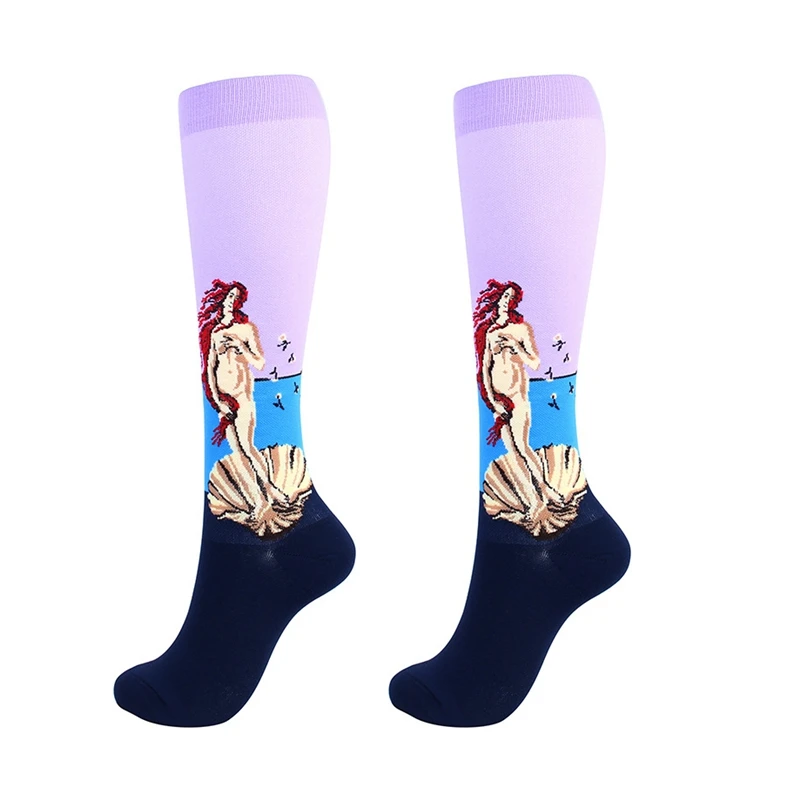 Компрессионные носки унисекс 20 30 мм рт. Ст. лучшая градуированная спортивная