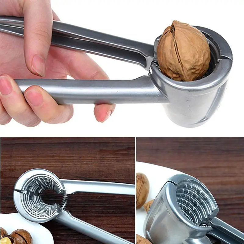 

Hot Multifunction Crack almond Walnut Pecan Hazelnut Hazel Filbert Nut Kitchen Nutcracker shell Clip Tool Clamp Plier Cracker