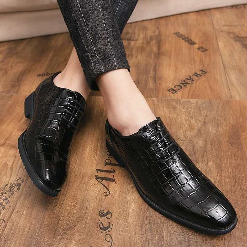 

Men's Luxury Shoes Gentleman Men Shoes Luxury Mens Italian Leather Male Fashion Casual Gents Black Stylish Lether Formal For