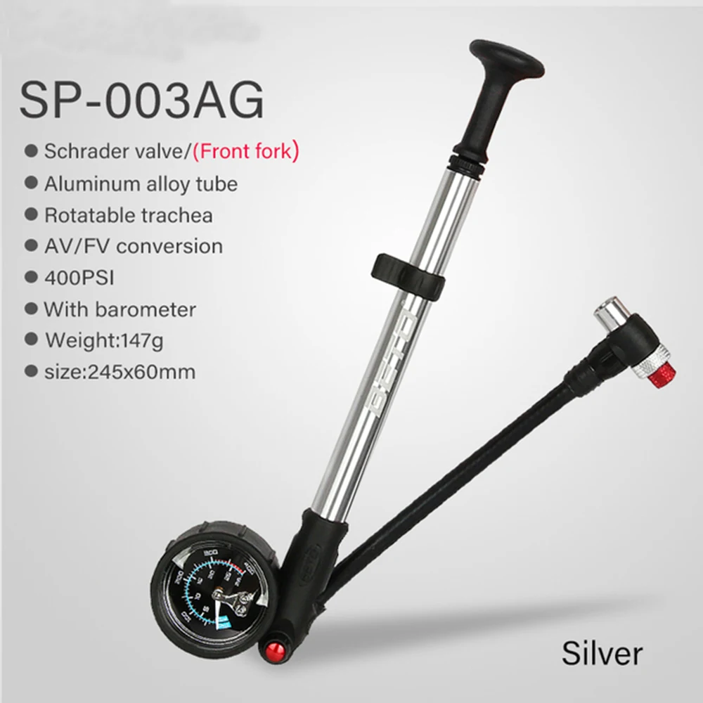 Насос велосипедный насос высокого давления воздушный для шин psi с рычагом и