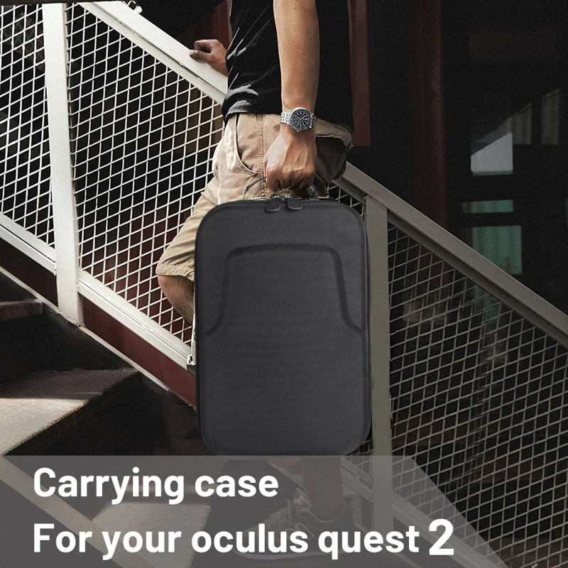 

Hard EVA Pouch Handbag Protective Cover Storage Bag Box Carrying Case for -Oculus Quest 2 VR Glass and Accessories