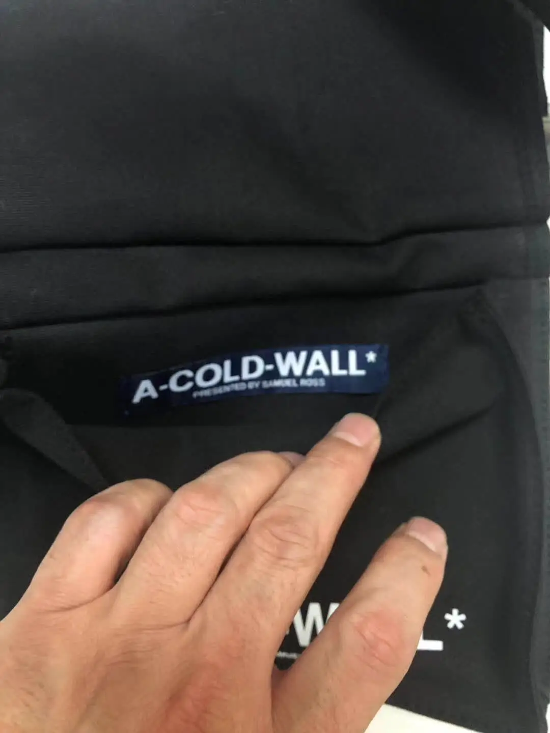 Для мужчин Для женщин Футболка Холодный футболки WALL Высокое качество длинный рукав холодной стены Тройник черный/белого цвета в стиле «хип-хоп» ACW Топы Аликс