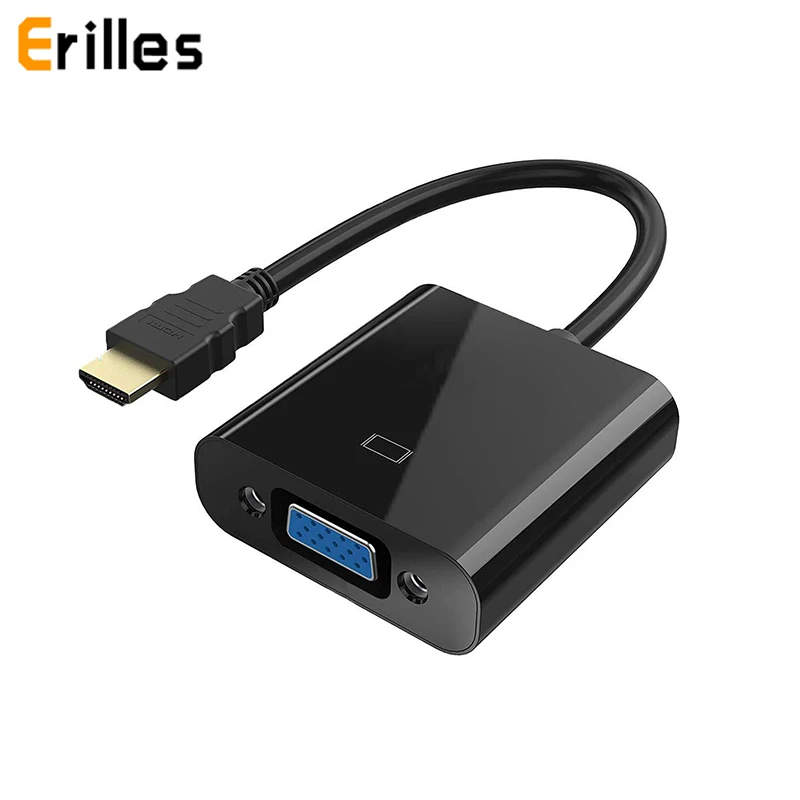 HDMI Мужской к VGA Женский видео конвертер адаптер кабель 1080P FHD HD ТВ монитор для