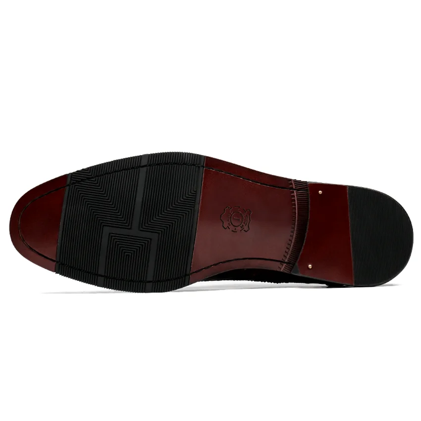 Роскошные Дизайнерские мужские свадебные оксфорды из натуральной кожи с круглым