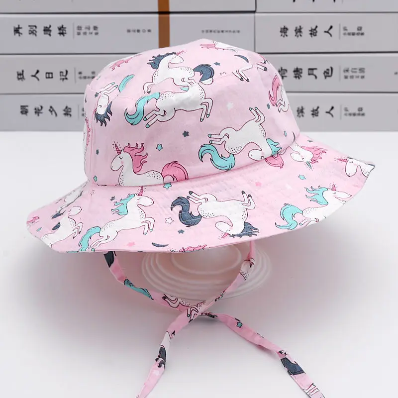 Детская летняя шляпа с принтом для мальчиков и девочек 1-6 лет Детские