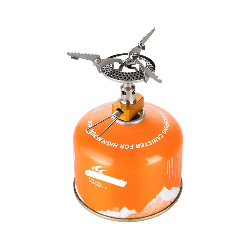 FMS116 цельная газовая плита из нержавеющей стали Большая горелка Складная легкая