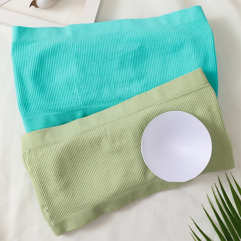 Женский топ без бретелек бесшовный бюстгальтер топ-труба невидимые бюстгальтеры