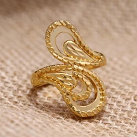 ring new lady luxury gold color jewelry rings for women man indian ethiopian african jewelry for women dubai ring party wedding