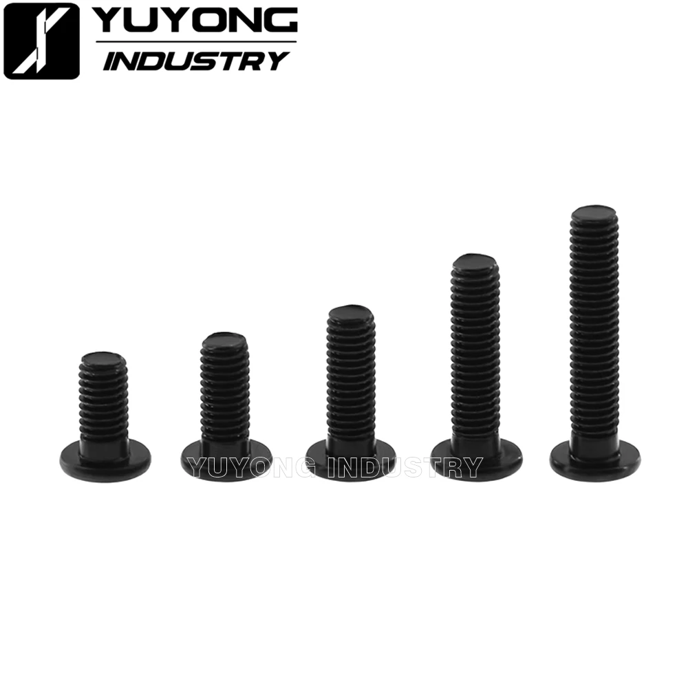 25 шт./упак. M5 * 6/8/10/12 мм черные низкопрофильные винты для v slot/T slot accessories|screw screw|screws
