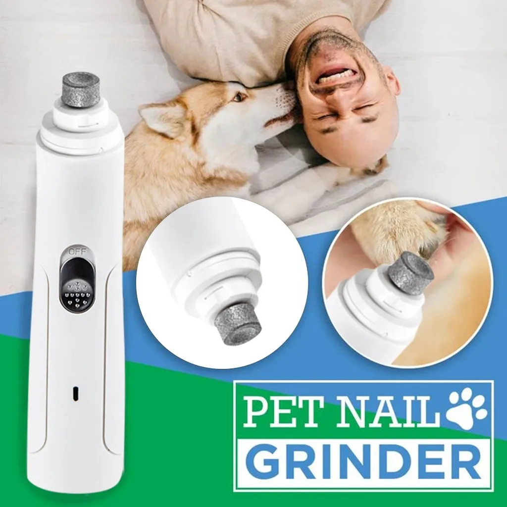

Dog Supplies Pet Electric Pet Nail Clipper nail polisher Cute Cat Dogs Pet Claw Nail Grooming Portable Pet Nail Grinder