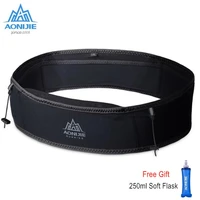 aonijie running belt ultralight waist bag for men women waist pack phone holder for trail running jogging with water soft flask