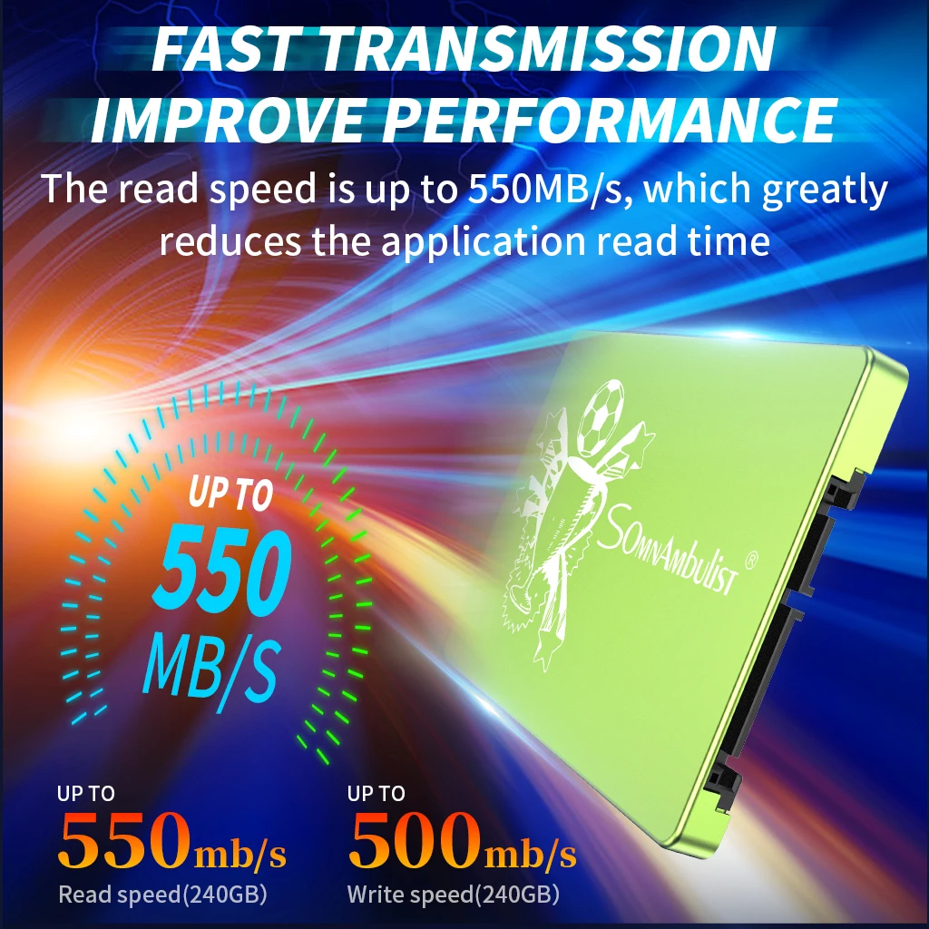 Металлические Новые 2 5 дюйма SSD 120 ГБ 240 480 960 ТБ жёсткий диск SATA SATAIII ноутбук