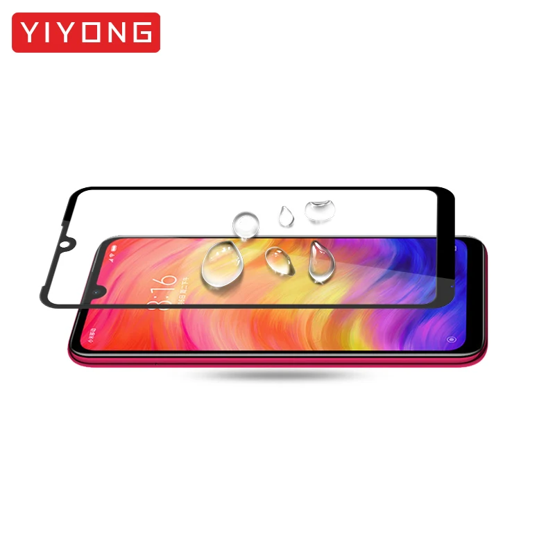 25 шт./лот YIYONG 5D полное покрытие стекло для Xiaomi Redmi Note 7 6 5 8 Pro закаленное стекло Защита экрана для Xiaomi Note 6 7 8 Pro