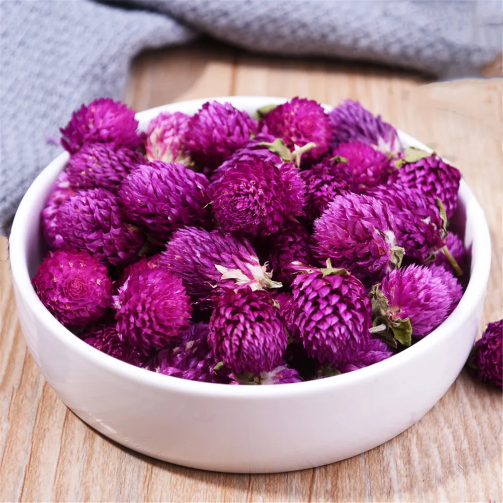 50 г/100 г фиолетовые бутоны Gomphrena globosa естественно высушенные цветы прессованные DIY