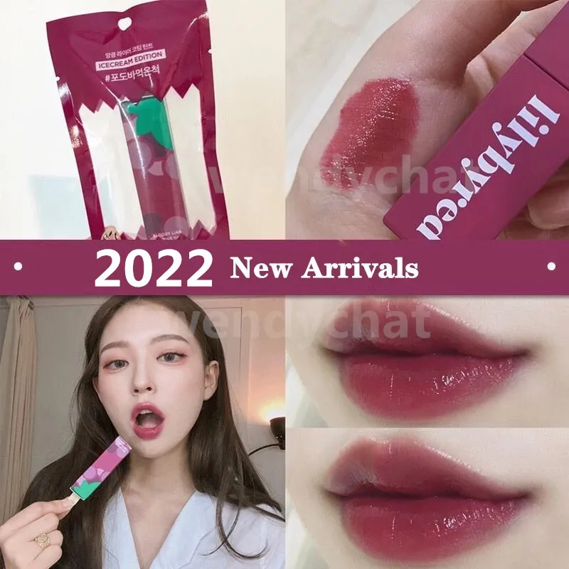 

2022 INS Limited Colors Eat Lilybyred Grape Limited Lipstick Lip gloss Summer Limited Edition Lip Glaze Moisturizer