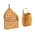 Деревянное настенное крепление ручной работы, корзина для хранения фруктов, поднос для подачи хлеба, многофункциональное блюдо ручной работы в стиле ретро