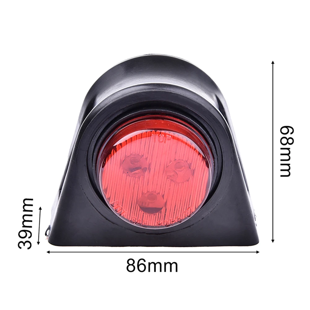 

2 pcs 10-30V LED Lights 8 LEDs Side Marker Lights Warning Lights for Truck Van Pickup Car Accessories