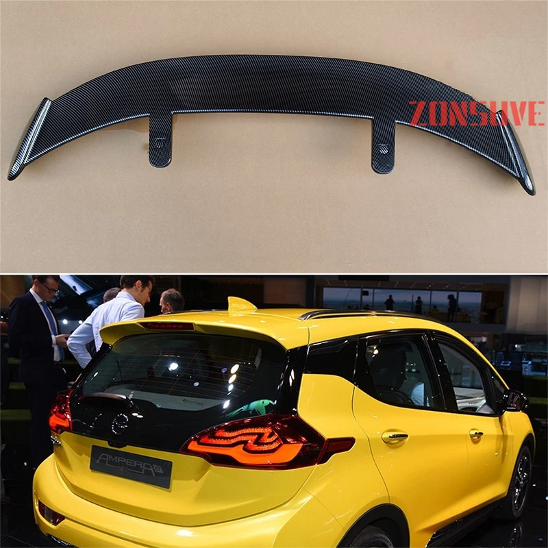 

Подходит для Opel 2016, спойлер Ampera, АБС-пластик, углеродное волокно, вид хэтчбека, кровля, крыши, заднего крыла, кузова, комплект аксессуаров