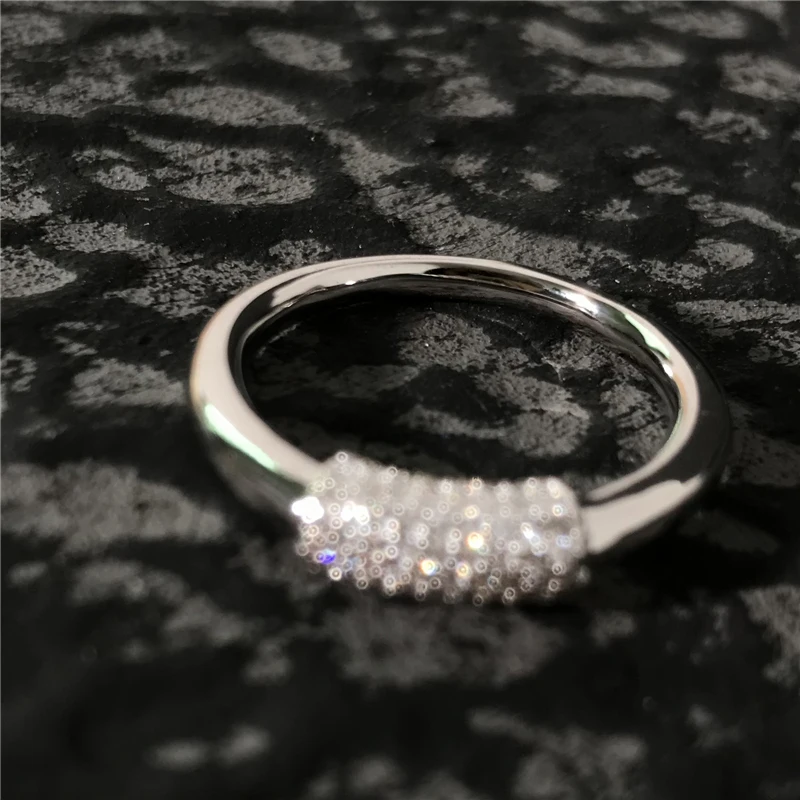 

The New 925 Sterling Silver Ring Fine Charm Original 1:1 Silver White Zodiac Luxury Brand Monaco Jewelry For Women Girl Gift