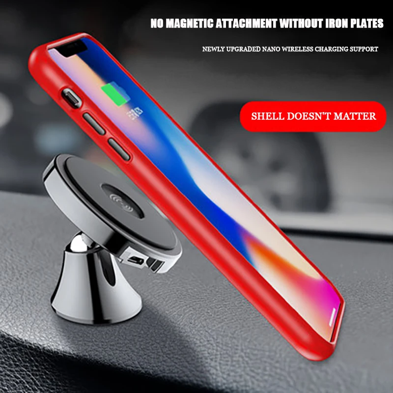 Мобильный телефон беспроводное зарядное устройство быстрая зарядка мини