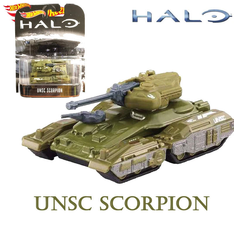 Подлинный автомобиль Hot Wheels серия Halo War 1/64 Классическая игра тема коллекция