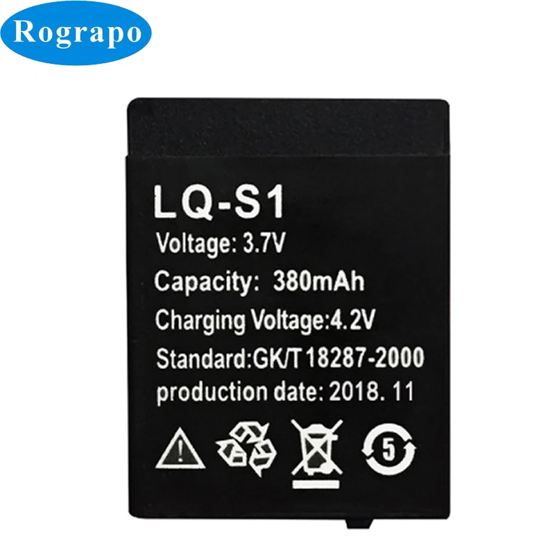 Новый Сменный аккумулятор для смарт часов 380 мАч DZ09 QW09 W8 A1 V8 X6 Φ GJD DJ 09|Цифровые