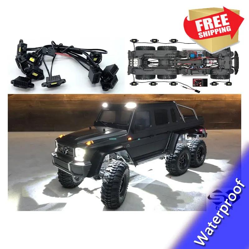 RC автомобильный светодиодный светильник набор для trax TRX6 G63 6x6 светодиодная лампа