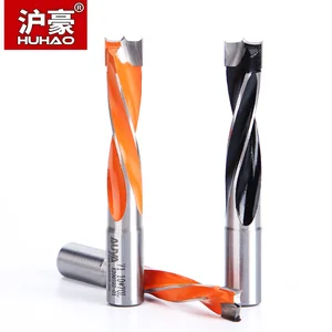 Концевая фреза HUHAO, карбидные сверла, 3-15 мм, для сверления глухих отверстий по дереву