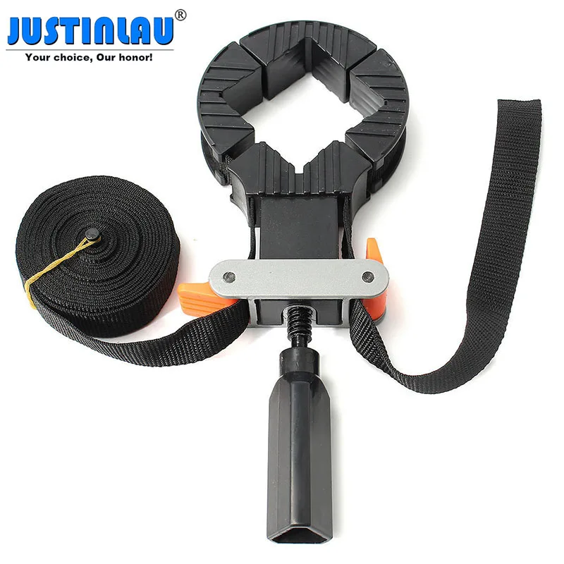 

Multifunction belt clamp Woodworking Quick Adjustable Band Clamp Polygonal clip 90 Degrees Right Angle Corner Photo Frame Clips