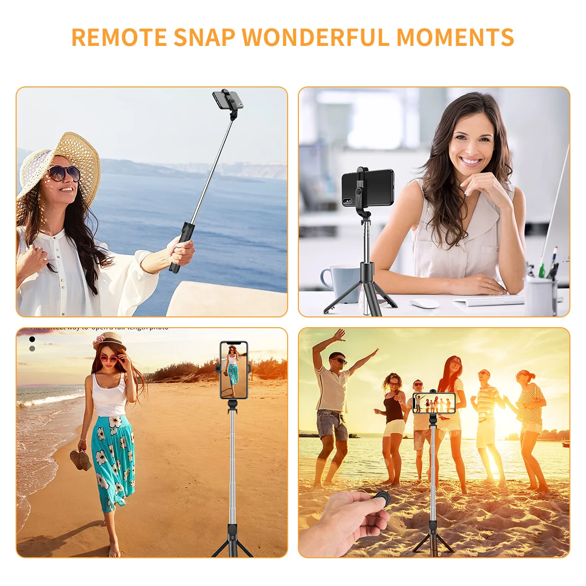 Беспроводная Bluetooth селфи палка складной мини штатив стойка расширяемый монопод с